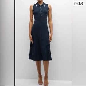 NWT: Veronica Beard Meralda Dress in Navy Blue Size XL